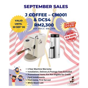 SEP 2026 - PROMOTION 6 - J COFFEE MACHINE & GRINDER