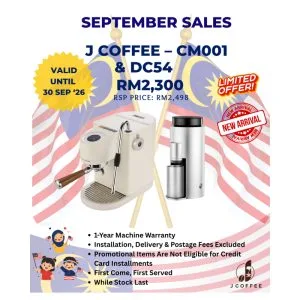 SEP 2026 - PROMOTION 6 - J COFFEE MACHINE & GRINDER