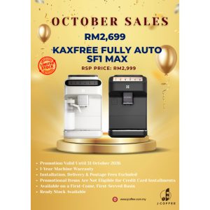 October Sales – Promotion 3 – Fully Auto Machine SF1 Max